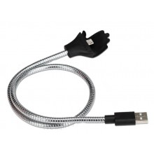 Металевий шнур Долонь IP palms cable micro 200 Сріблястий (zx-3724) Металевий шнур Долонь IP palms cable micro 200 Сріблястий (zx-3724)
