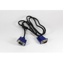 Шнур VGA 1.5M 3+2 male to male Чорний (zx-2897) Шнур VGA 1.5M 3+2 male to male Чорний (zx-2897)