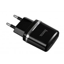 Мережевий адаптер HOCO USB CHARGER DOUBLE C 12 Чорний (zx-7091) Мережевий адаптер HOCO USB CHARGER DOUBLE C 12 Чорний (zx-7091)