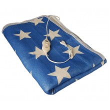 Електропростирадло Electrik Blanket з сумкою 150*170 Біла зірка на синьому тлі (zx-7421)