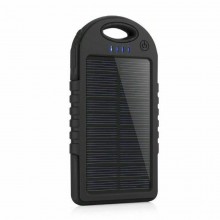 Зовнішній портативний акумулятор POWER BANK A51 IPX6 50000 mah Solar led Чорний (zx-4670)