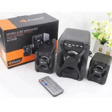 Компьютерные колонки Kisonli U-2500 Desktop Speaker 2.1 USB с сабвуфером Black (MR 22219)