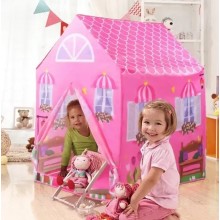 Детская игровая палатка для девочки Замок Принцессы для детей Princess House игровой домик Розовый (MR 22237) Детская игровая палатка для девочки Замок Принцессы для детей Princess House игровой домик Розовый (MR 22237)