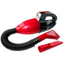 Универсальный компактный пылесос для машины CAR VACUM CLEANER красный 12V  (AL-0233)