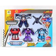 Игровой набор роботов трансформеров Tobot 4 шт (AL-83168)