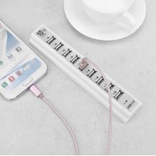 Хаб концентратор Digital USB 2.0 на 10 портов с блоком питания Белый (AL-72856) Хаб концентратор Digital USB 2.0 на 10 портов с блоком питания Белый (AL-72856)