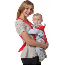 Рюкзак-слинг сумка кенгуру для переноски ребенка Baby Carriers 3-16 месяцев 4 положения красный (AL-171549) Рюкзак-слинг сумка кенгуру для переноски ребенка Baby Carriers 3-16 месяцев 4 положения красный (AL-171549)