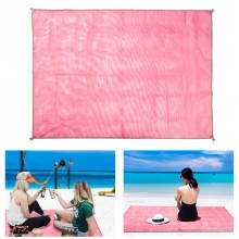 Пляжная подстилка Sand-Free Mat  туристический коврик анти-песок 200х150см розовый (AL-150728)