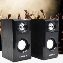 Компьютерные колонки Music-F D-093 черные (AL-222) Компьютерные колонки Music-F D-093 черные (AL-222)