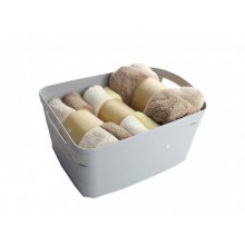 Корзинка для полотенец хозяйственный ящик Bathlux Flowers 70261 2 л (AL-132646)