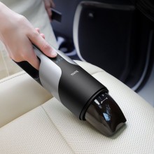 Автомобильный пылесос  аккумуляторный портативный 80W Hoco Azure Black Silver (AL-279688)