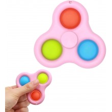 Игрушка антистресс Pop It Simple Dimple спинер розовый (AL-222) Игрушка антистресс Pop It Simple Dimple спинер розовый (AL-222)