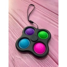 Игрушка антистресс Pop It Simple Dimple черный (AL-222) Игрушка антистресс Pop It Simple Dimple черный (AL-222)