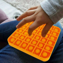 Антистресс Pop It сенсорная игрушка пупырка поп ит симпл димпл квадрат оранжевый (AL-222) Антистресс Pop It сенсорная игрушка пупырка поп ит симпл димпл квадрат оранжевый (AL-222)