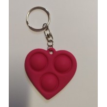 Сенсорная игрушка Simple Dimple поп ит антистресс симпл димпл pop it брелок сердце розовый (AL-222) Сенсорная игрушка Simple Dimple поп ит антистресс симпл димпл pop it брелок сердце розовый (AL-222)