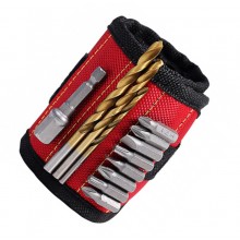 Магнитный браслет для мелких инструментов и запчастей Magnetic Tool Wristband Красно-черный (zx-10190) Магнитный браслет для мелких инструментов и запчастей Magnetic Tool Wristband Красно-черный (zx-10190)