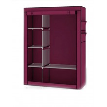 Складной тканевый шкаф HCX Storage Wardrobe 88105 6 отделений Бордовый (zx-10406) Складной тканевый шкаф HCX Storage Wardrobe 88105 6 отделений Бордовый (zx-10406)