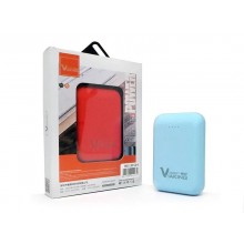 Портативное зарядное устройство Power Bank Viaking V-016 10000мАч голубой (MR-20076)