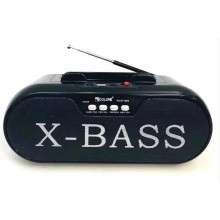 Улучшеный радиоприемник RX BT190S SOLAR Bluetooth черный (GS - 555)