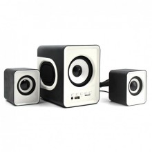 Колонки з сабвуфером 2.1 FnT SW-201U 220V пультом для комп'ютера Білий (as-1121) Колонки з сабвуфером 2.1 FnT SW-201U 220V пультом для комп'ютера Білий (as-1121)
