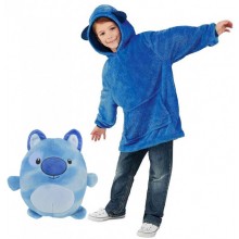 Детский худи толстовка с капюшоном Huggle Pets трансформер в игрушку One Size синий (kt-23927) Детский худи толстовка с капюшоном Huggle Pets трансформер в игрушку One Size синий (kt-23927)