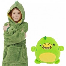 Детский худи толстовка с капюшоном Huggle Pets трансформер в игрушку One Size зеленый (kt-23928) Детский худи толстовка с капюшоном Huggle Pets трансформер в игрушку One Size зеленый (kt-23928)