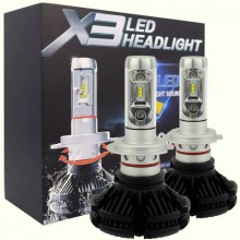 Комплект автомобильных LED ламп Headlight X3 H11 50W 6000K (as-10287)