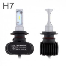 Комплект LED ламп HeadLight S1 H7 6500K 4000lm с радиатором (as-10291)