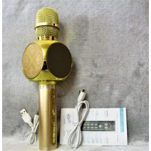 Беспроводной караоке микрофон детский Bluetooth c колонкой YS 63 Gold (as-1438) Беспроводной караоке микрофон детский Bluetooth c колонкой YS 63 Gold (as-1438)