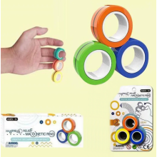 Спінер нового покоління Magnetic Rings Магнітні кільця 3 шт Іграшка антистрес (as-1409) Спінер нового покоління Magnetic Rings Магнітні кільця 3 шт Іграшка антистрес (as-1409)