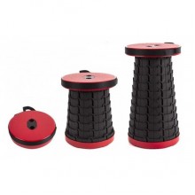 Складаний телескопічний стілець розкладний для риболовлі пікніка Telescopic stool Червоний (as-10121)