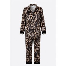 Атласный домашний комплект Leopard женская пижама с леопардовым принтом 2XL (PSLeopard-1003) Атласный домашний комплект Leopard женская пижама с леопардовым принтом 2XL (PSLeopard-1003)