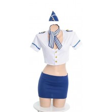 Женский костюм Стюардесса для ролевых игр блуза юбка пилотка 42-46 (wSStewardess-1000)