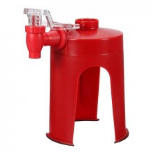 Дозатор-диспенсер для газированных напитков с краном Soda Dispenser мини кулер для пластиковой бутылки Красный (TG7061) Дозатор-диспенсер для газированных напитков с краном Soda Dispenser мини кулер для пластиковой бутылки Красный (TG7061)