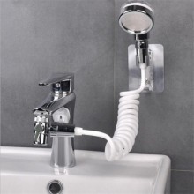 Душевая система на умывальник с турмалином Комплект для мойки Modified Faucet With external Shower (LO-7502)
