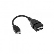Переходник OTG USB - MICRO USB Lersyz Чорний (zx-4755)