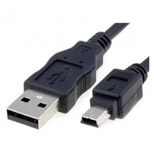 Шнур USB Mini USB Чорний (zx-3723)