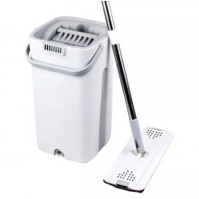 Комплект для уборки с 2 микрофибрами Cleaning Mop швабра лентяйка с ведром 6л и автоматическим отжимом Белый (TG-7099) Комплект для уборки с 2 микрофибрами Cleaning Mop швабра лентяйка с ведром 6л и автоматическим отжимом Белый (TG-7099)