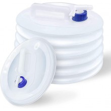 Складная канистра для воды CISTERN туристический резервуар с краном на 10 л Прозрачный (VD-7398)